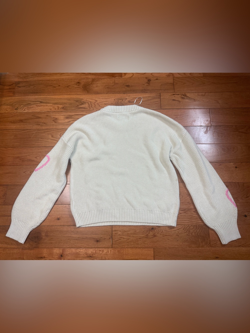 Cynthia Rowley Embroidered Heart Sweater NWT - Picture 3 of 8